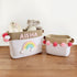 Jute & Cotton Rope Storage Basket - Rainbow